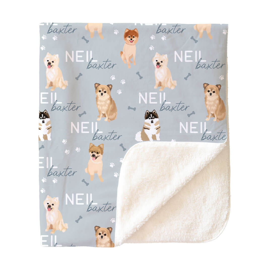 Personalized Kids Blankets | Dog Breeds - Part 2