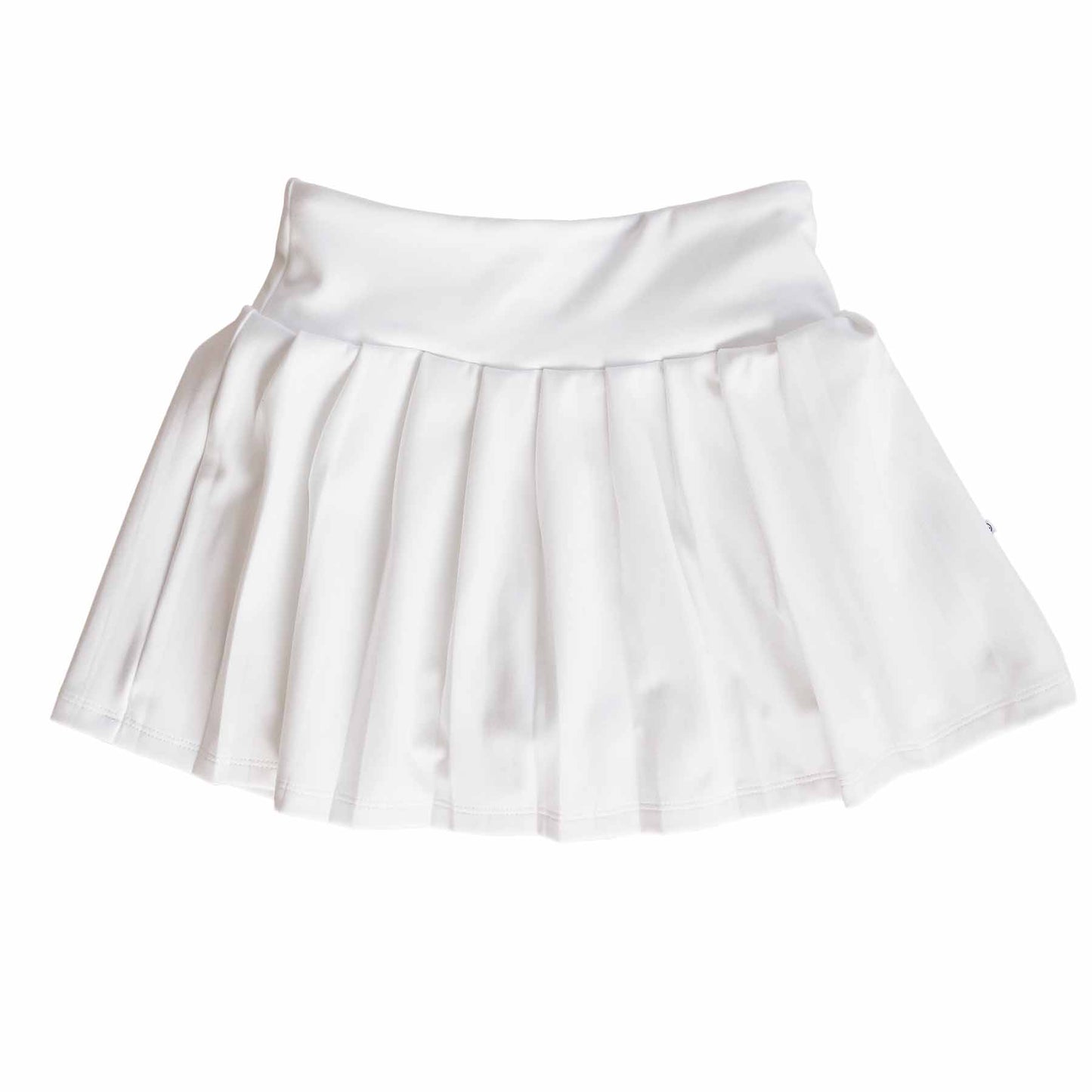 Kids CloudActive™ Athletic Pleated Skirt | White