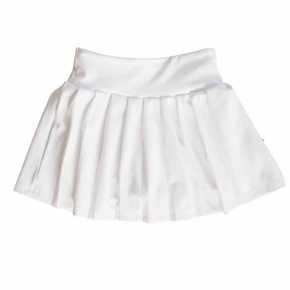 Kids CloudActive™ Athletic Pleated Skirt | White