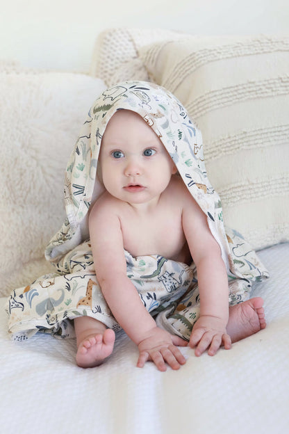 Baby Embroidered Bamboo Hooded Towels
