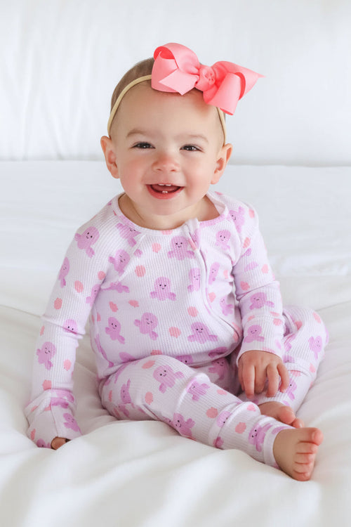 Bamboo Waffle Convertible Zip Romper | Sea Snuggles