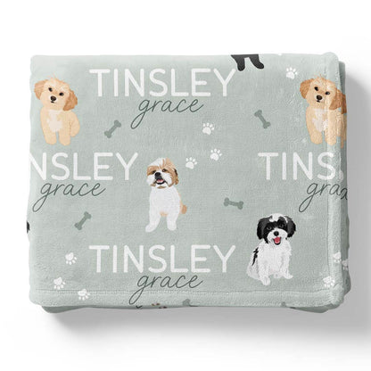 Personalized Kids Blankets | Dog Breeds - Part 2
