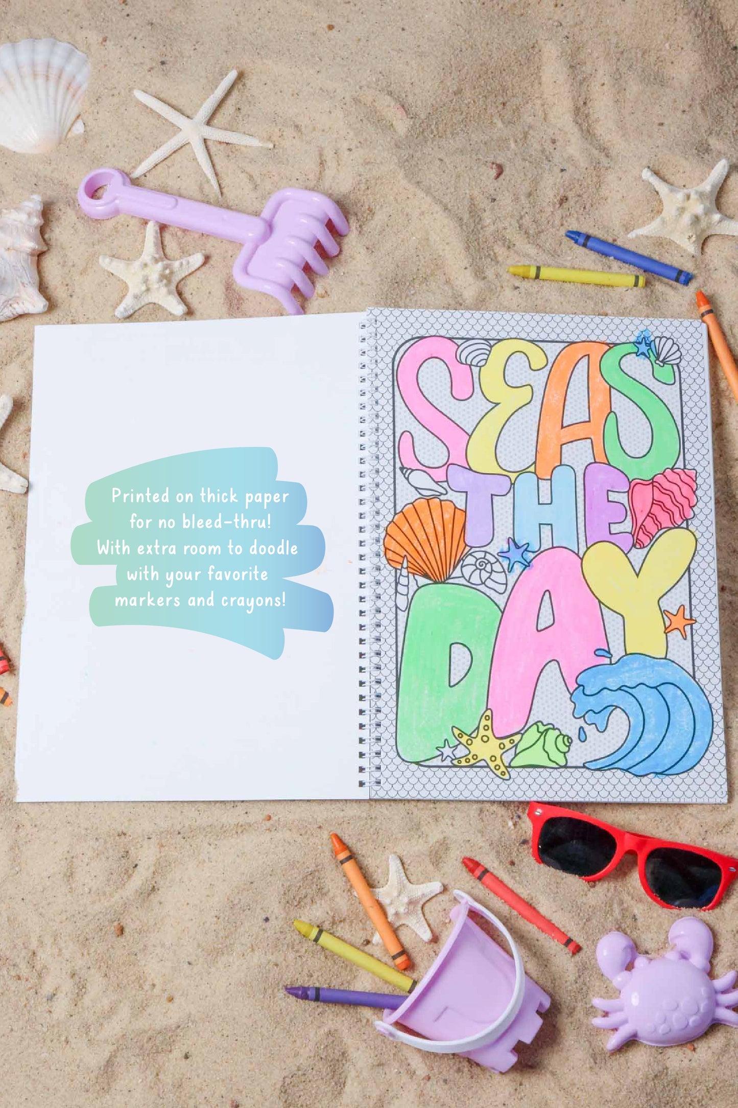 Personalized Coloring Book | Beach Bash