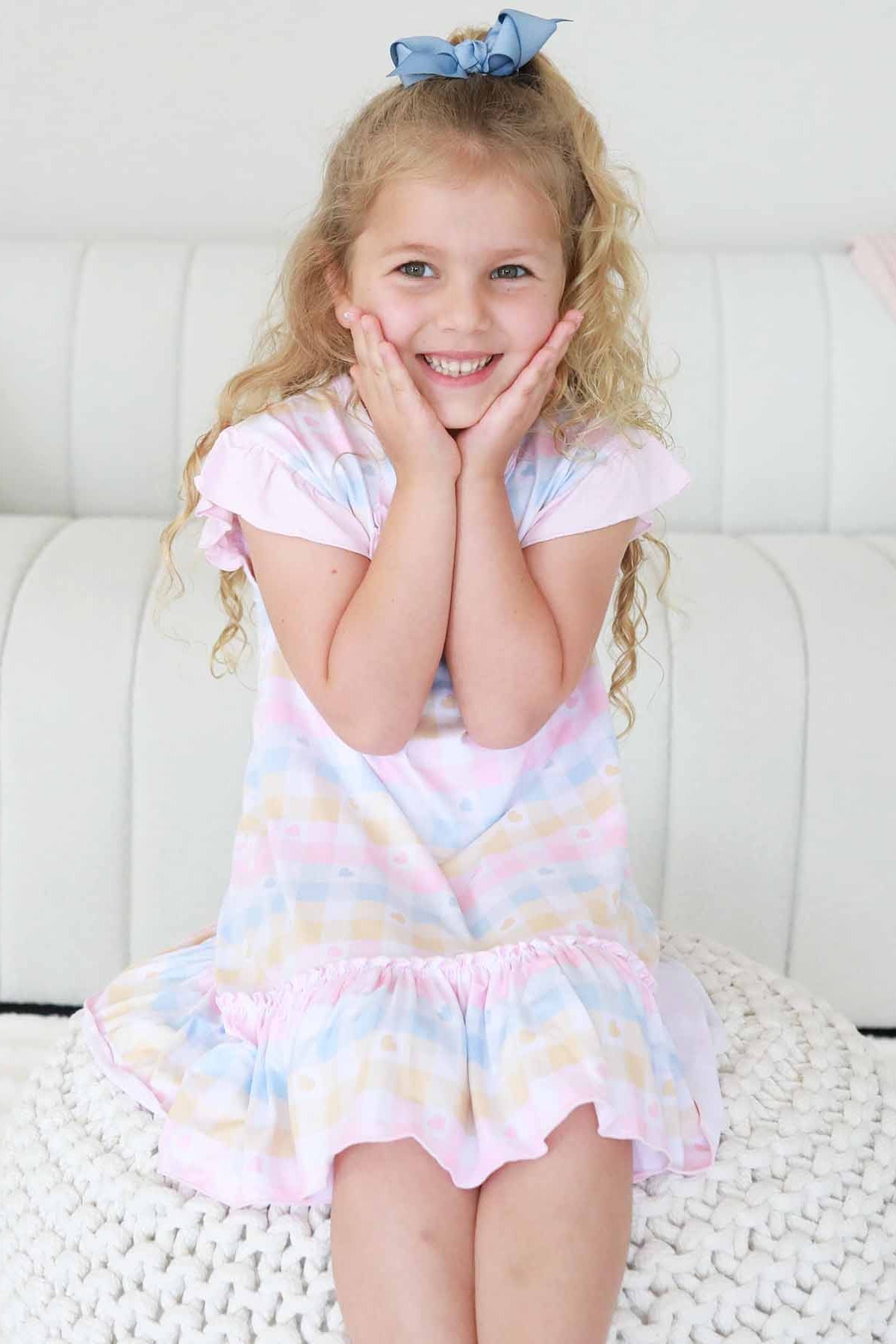 Girls' Flutter Sleeve Nightgown | Sweet Sleep
